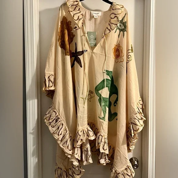 Hm studio collection 2024 printed kaftan dress - Picture 6 of 6